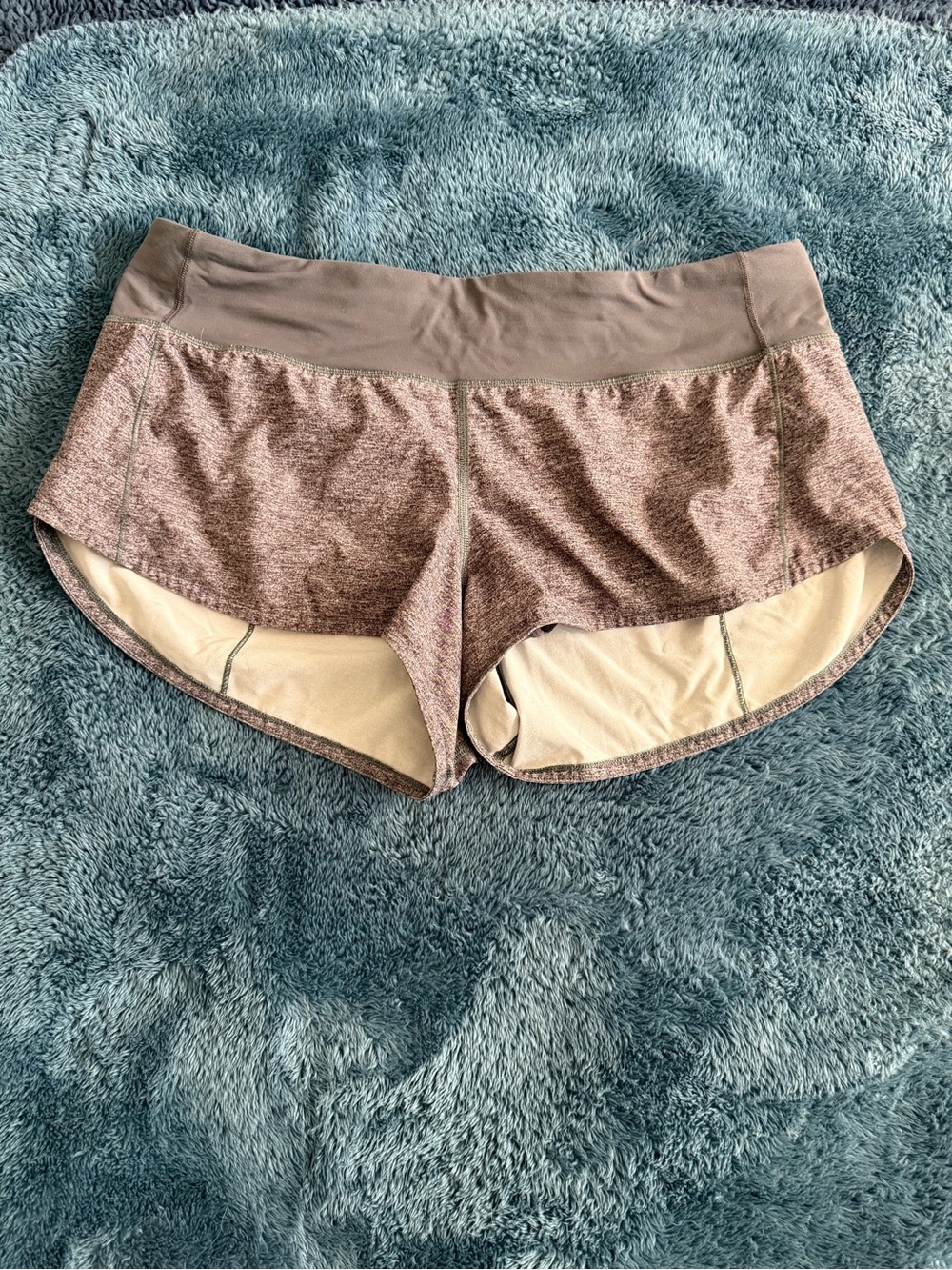 lululemon athletica Speed Up Short Heather Gray